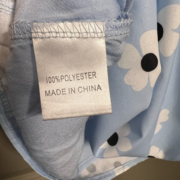 Princess Polly “Dare” Baby Blue Floral Mini Dress NWT - Size 4 - Picture 10 of 11